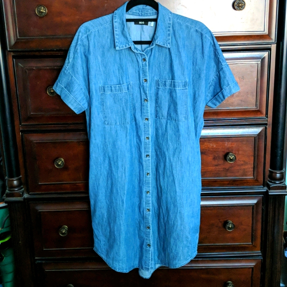 BDG Urban Outfitters chambray dress - Picture 2 of 5